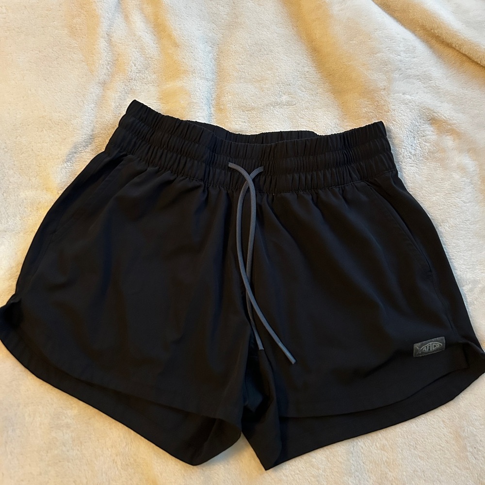AFTCO Women's Black Athletic Shorts